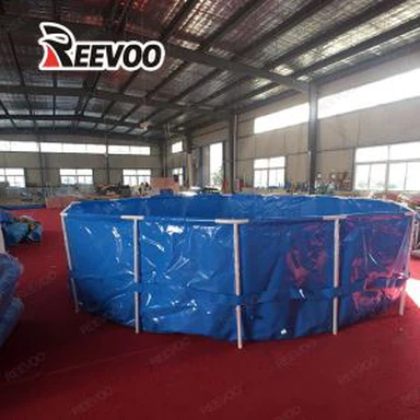 Réservoir de poissons pliable
