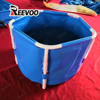 Réservoirs d'étang à poissons en PVC